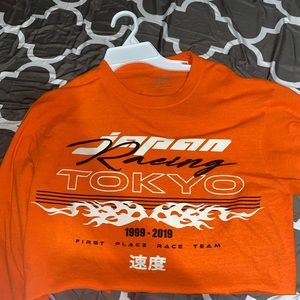 Fashion Nova orange graphic tee